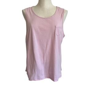 Nautica pink athleisure tank top Size Large